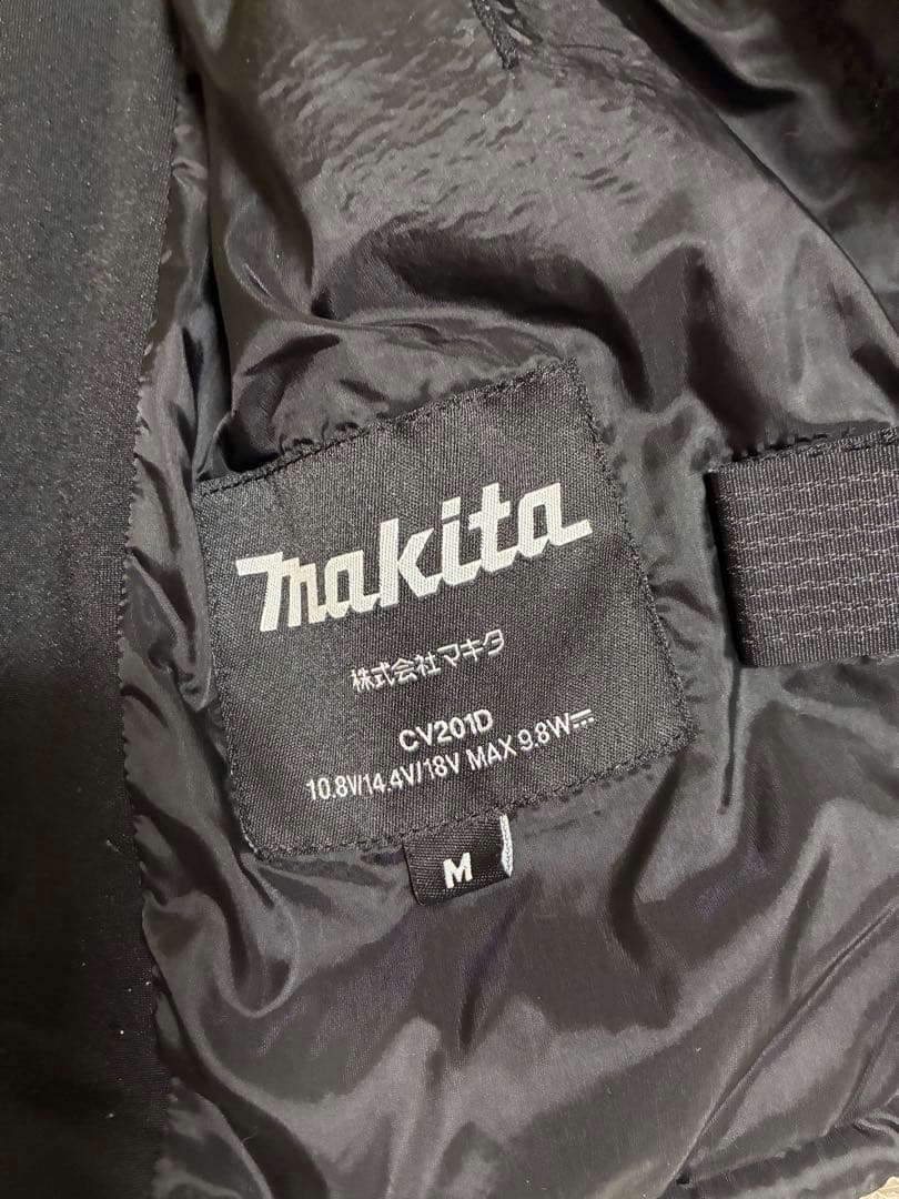 マキタ 充電式暖房ベスト CV201DZ Mサイズ　純正ケーブル、バッテリー✖️2