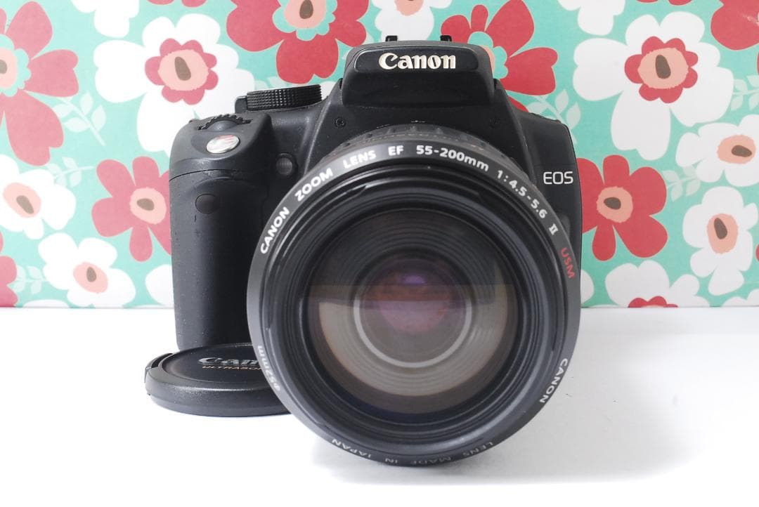 け*こ様 ❤初心者にオススメ❤Canon kiss N❤スマホに転送❤望遠レンズ