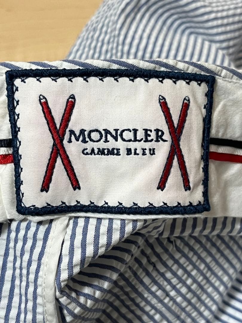 【バイソン】　MONCLER ストライプ スラックス TG 2
