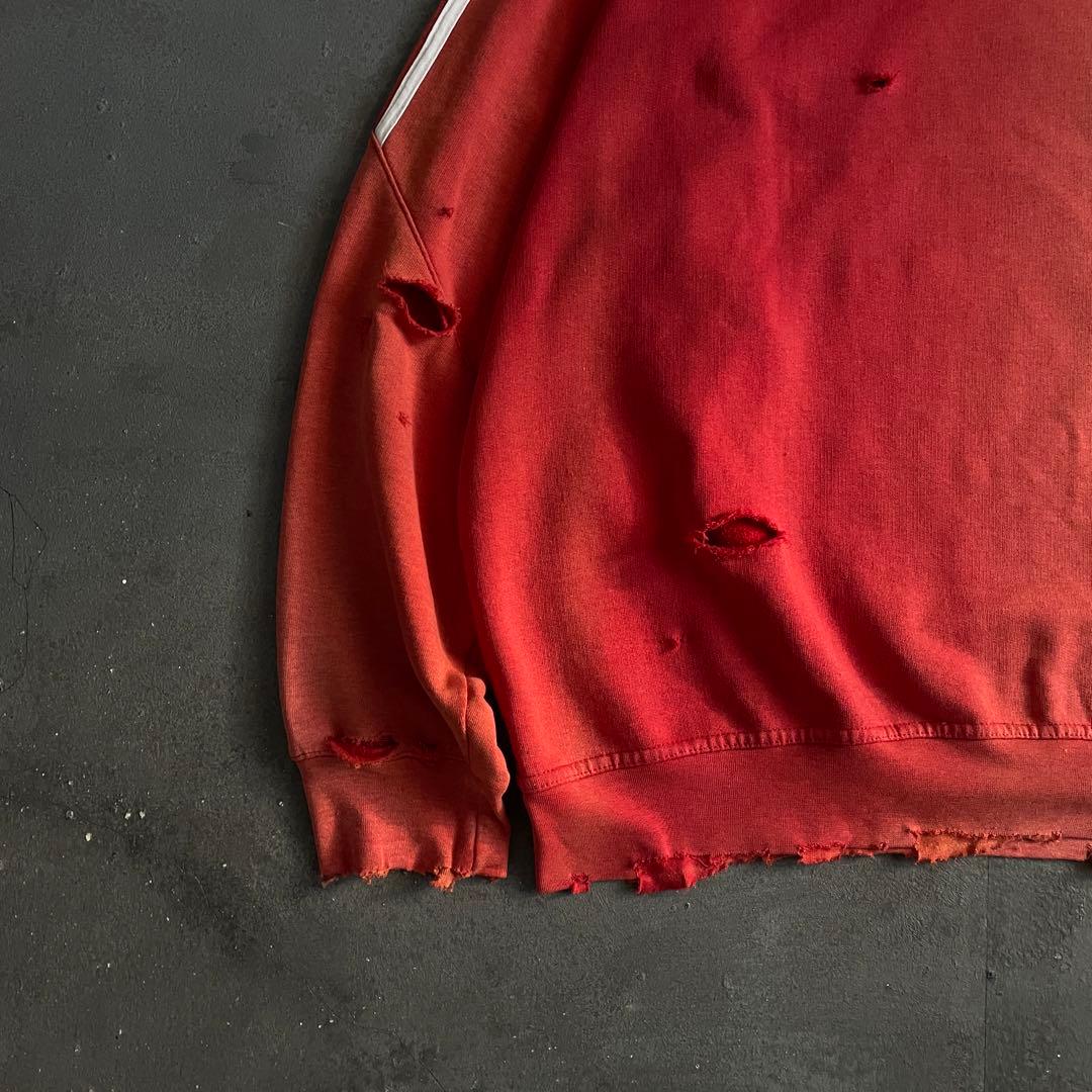 00's adidas”one point“broken boro sweat