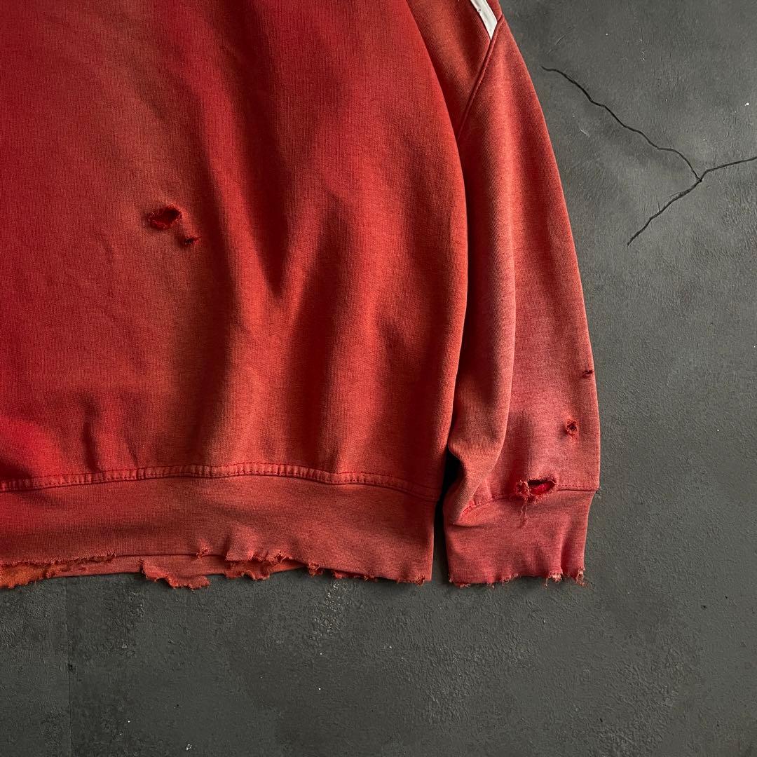 00's adidas”one point“broken boro sweat