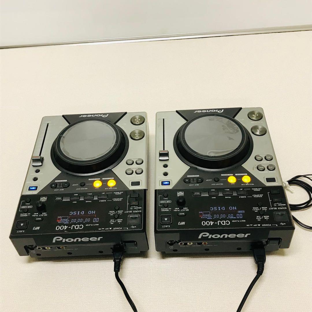 パイオニア　Pioneer CDJ-400 2台セット 動作確認済みです本体のみ