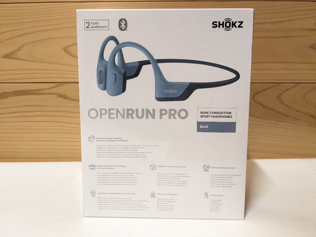 【未開封】 Shokz (ショックス) OpenRun Pro 骨伝導イヤホン