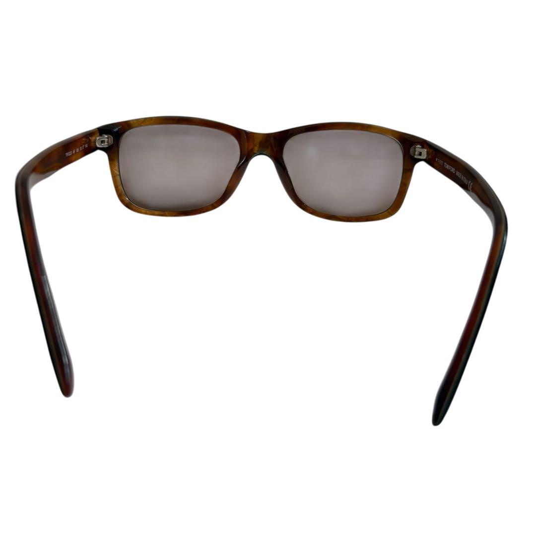 TOM FORD TF5223 サングラス 男女兼用 Tバー 黒×茶