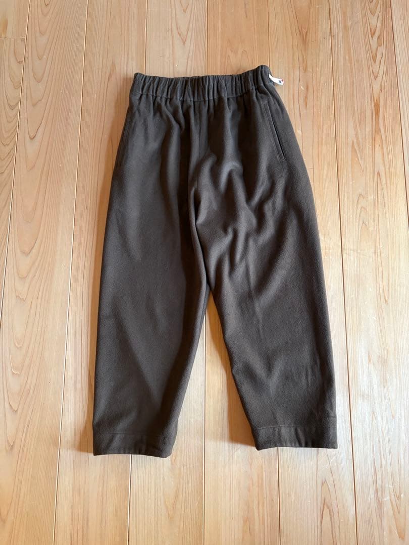 arts&science イージーパンツ ウールブラウン０