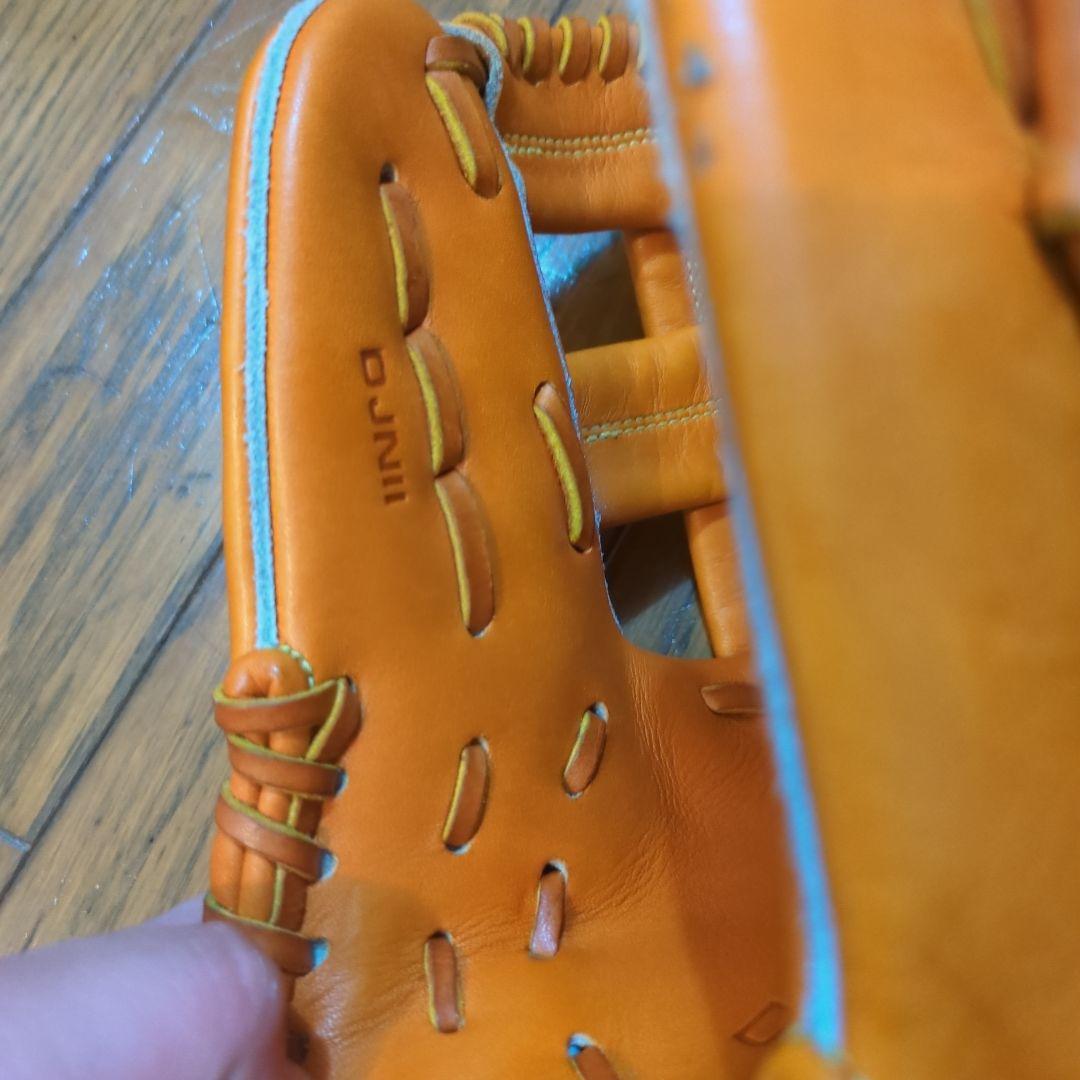 Donaiya 一般用軟式野球グローブ オレンジ