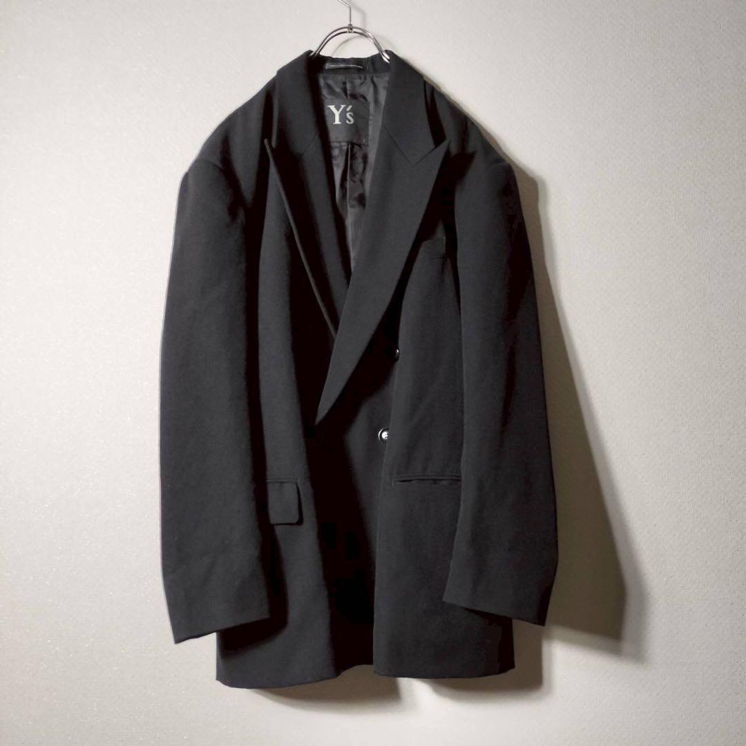 ワイズ Y's ヨウジヤマモト ダブルボタン テーラードジャケット ウールギャバ