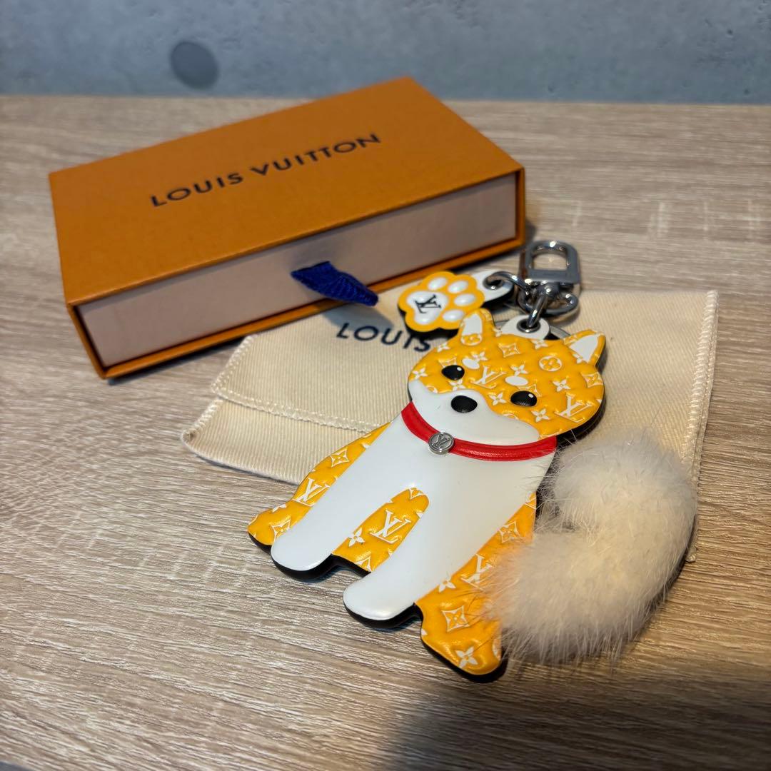 ルイ　ヴィトン　M01199 ポルトクレ LV シバ ミンクファー