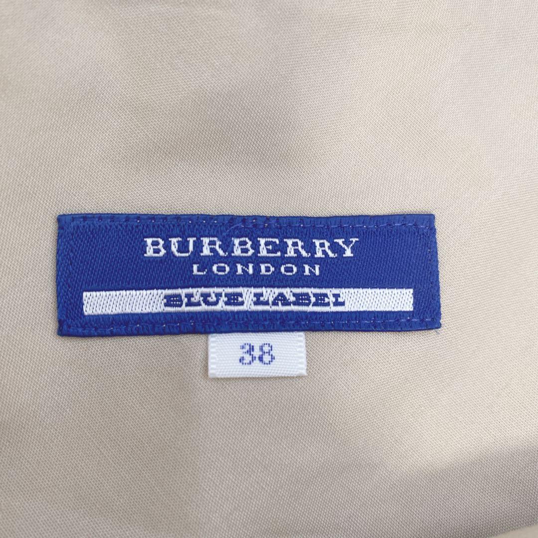 バーバリーブルーレーベル ノバチェック柄 プリーツミニスカート 安室奈美恵