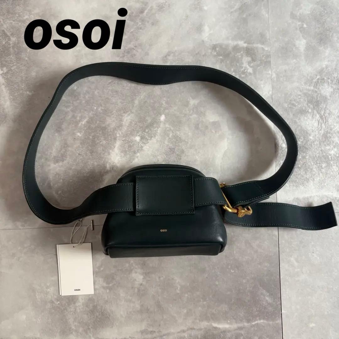 【入手困難❗️】osoi オソイ Mini Brot ショルダーバッグ 金ロゴ