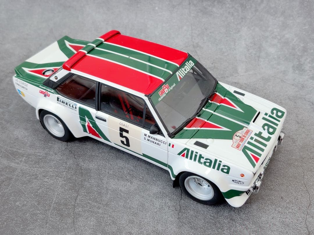 ミニカー KYOSHO 1/18 Fiat 131 Abarth Rally