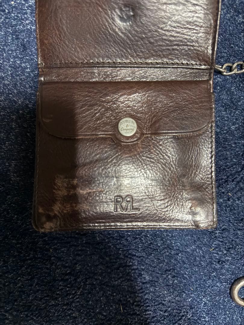 【入手困難】RRL コンチョ レザー チェーン ウォレット