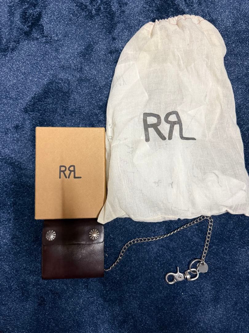 【入手困難】RRL コンチョ レザー チェーン ウォレット