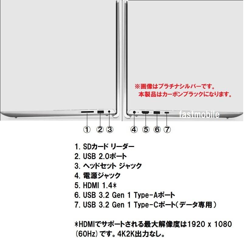 新品 DELL DC15255 Ryzen 3 7320U/8G/512G/BK