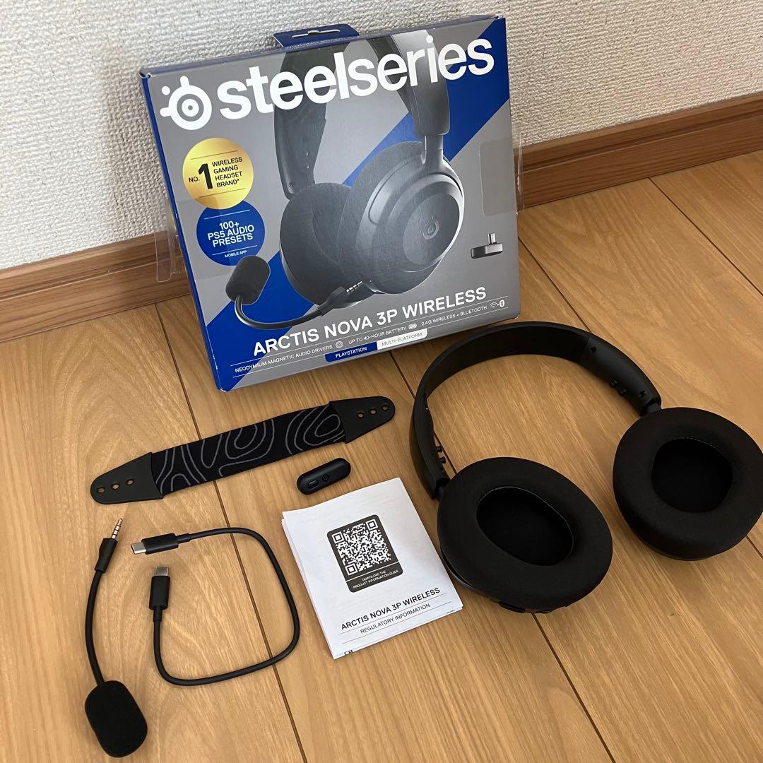 ヘッドホン SteelSeries Arctis Nova 3P Wireless