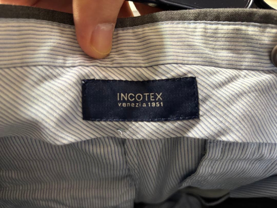 美品 着用2回 ￼INCOTEXインコテックス スラックス 50