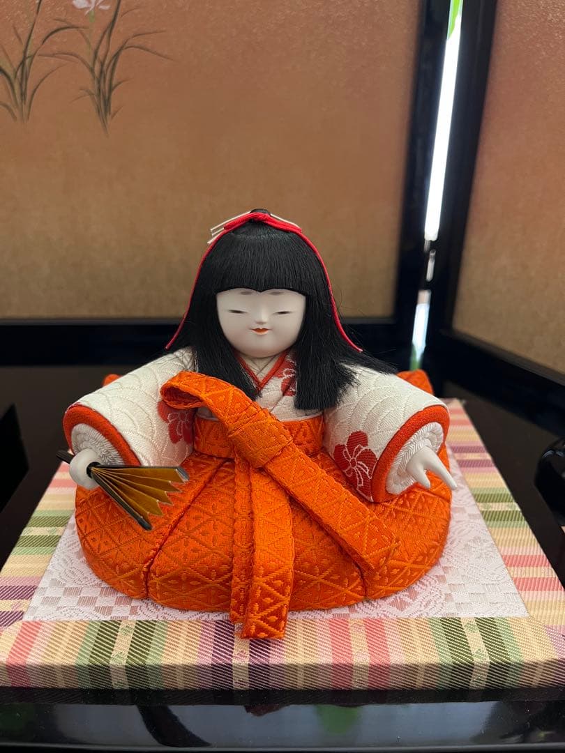 【送料込】雛人形　初代石川潤平　伝統工芸品　木目込み　ひな祭り