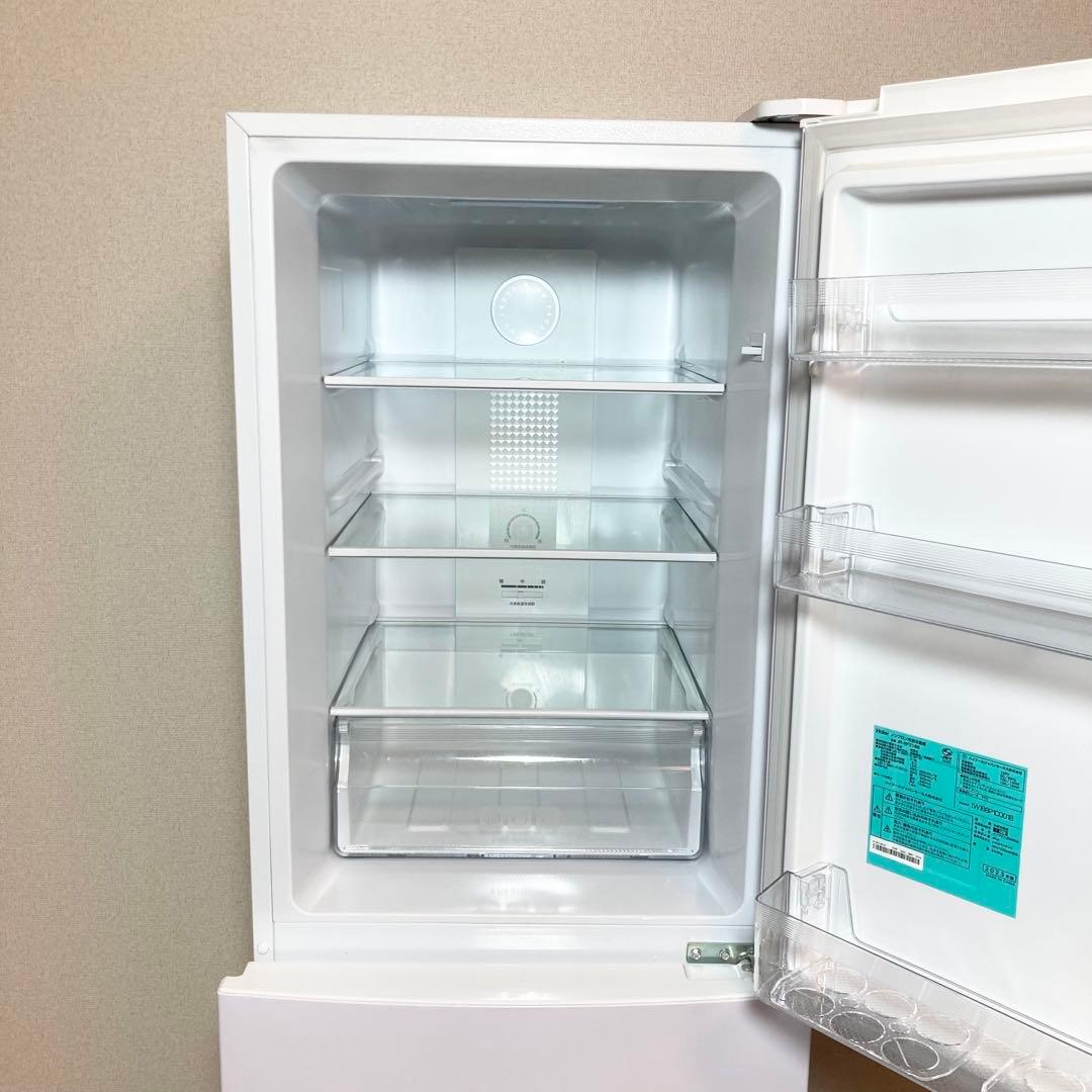 極美品 ハイアール 冷凍冷蔵庫 JR-NF218B 218L 2ドア 右開き