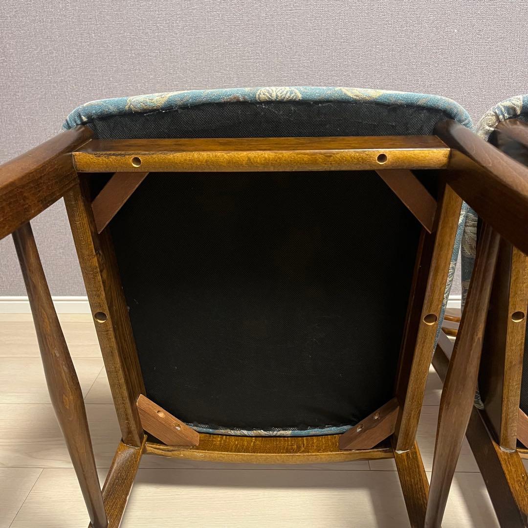 カリモク コロニアル ダイニングチェア 2脚セット②