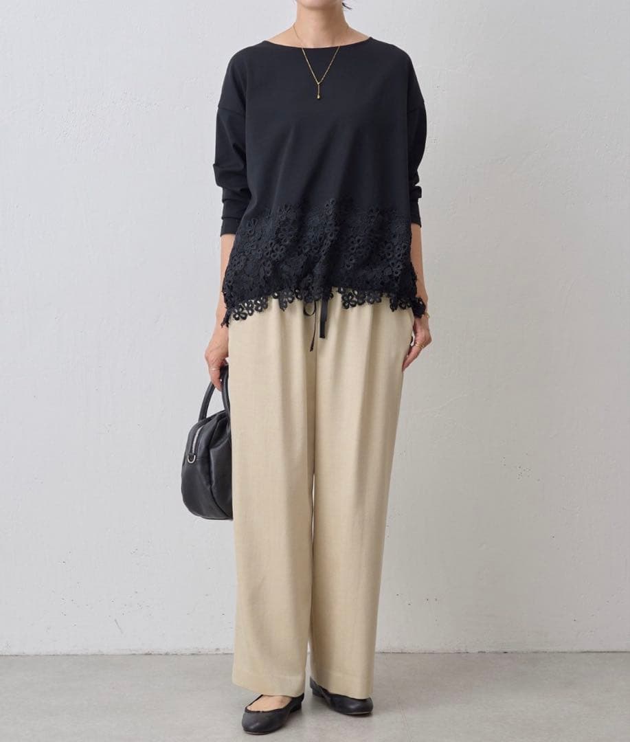 BEARDSLEY(ビアズリー) 裾レースカットソー ガリャルダガランテ