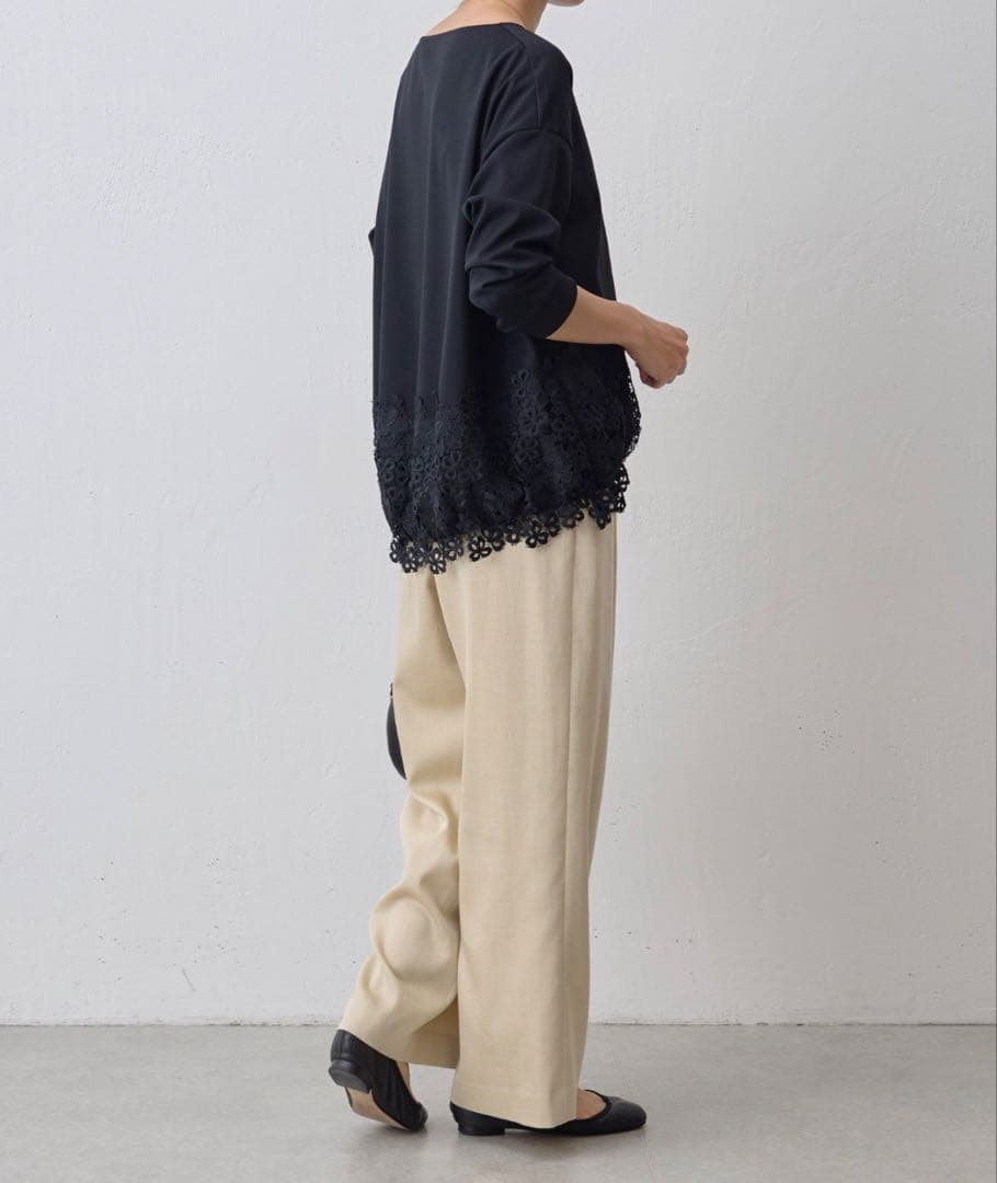 BEARDSLEY(ビアズリー) 裾レースカットソー ガリャルダガランテ