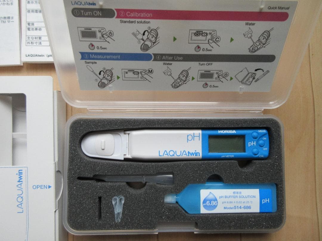 小型　pH計測器　　HORIBA　堀場製作所