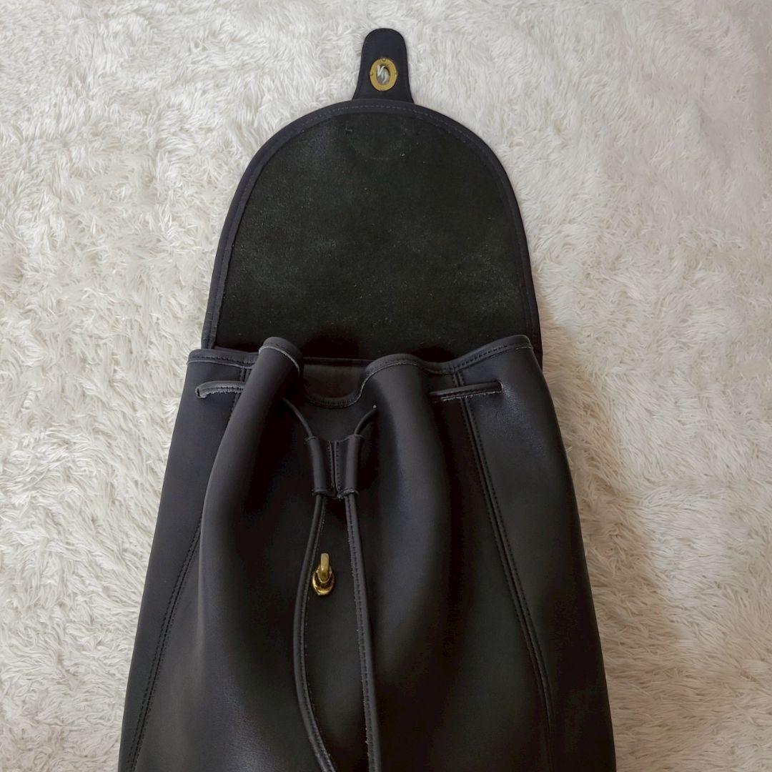 オールドコーチ リュック 巾着 肩掛け 希少 レア ターンロック ゴールド金具