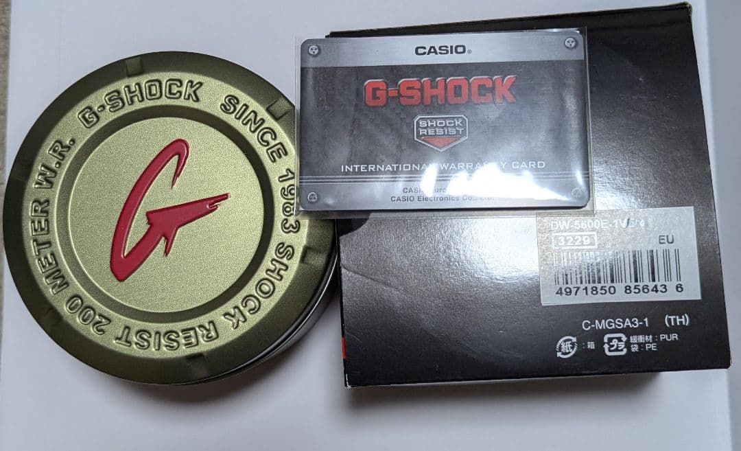 時計 CASIO G-SHOCK DW-5600E-1VER