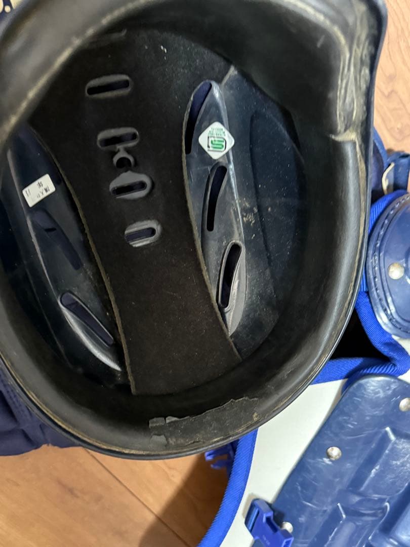 JSBBキャッチャー用防具　ネイビー