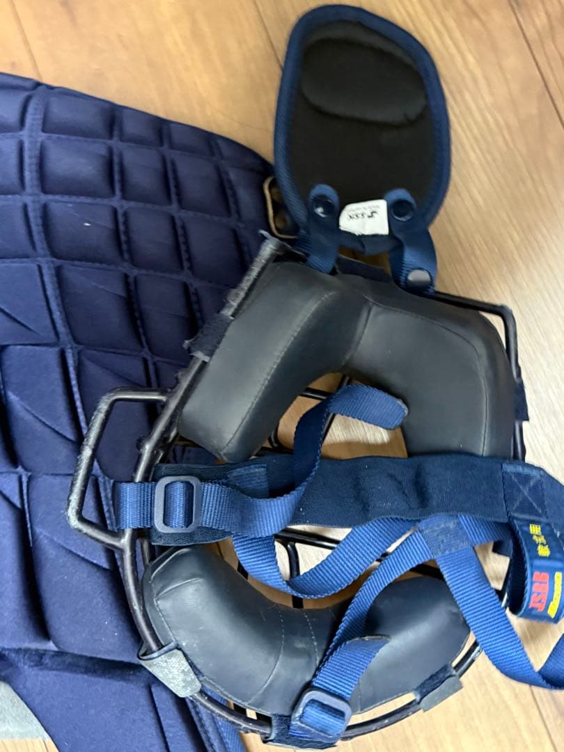 JSBBキャッチャー用防具　ネイビー