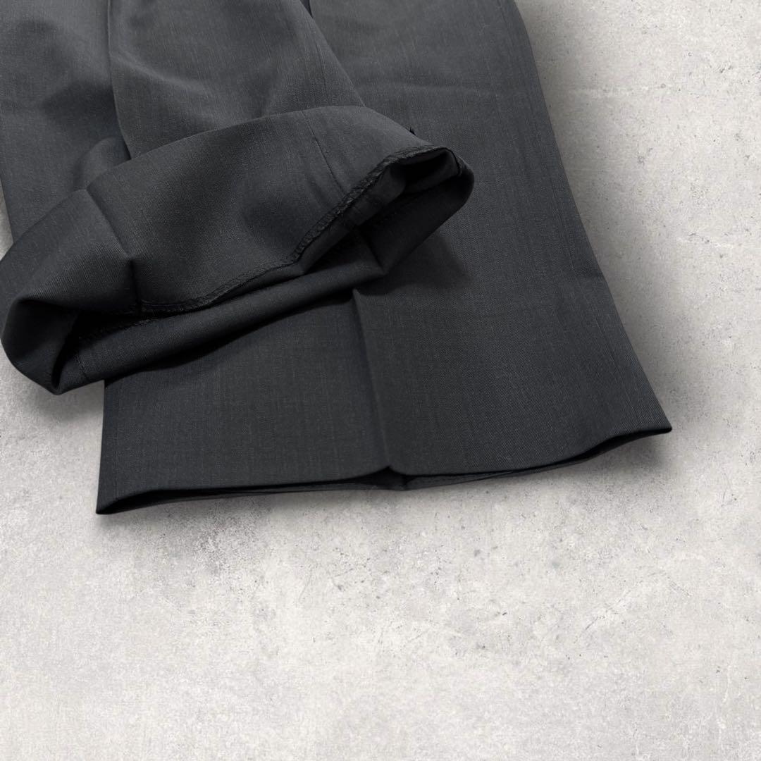 【美品　90s　希少L！】ジョルジオアルマーニ　ワイドスラックス　ウール100%