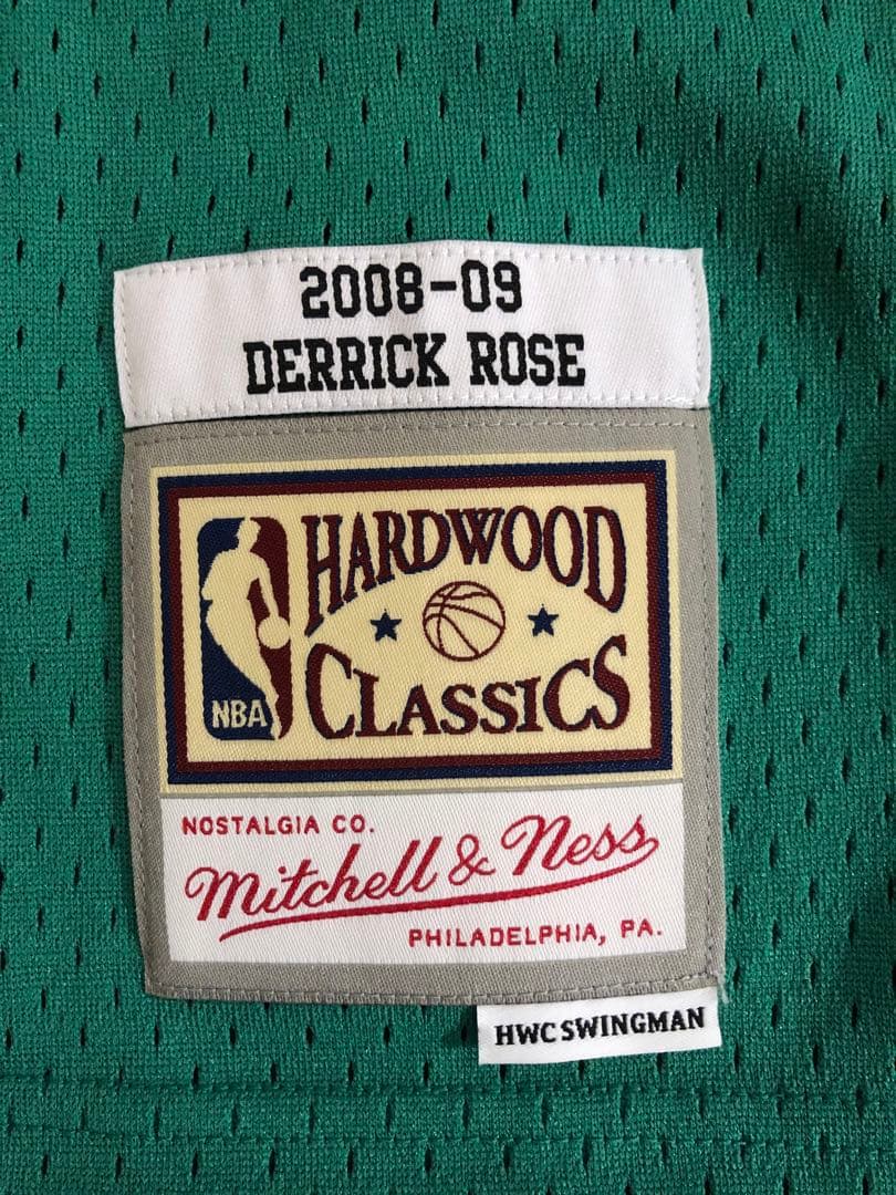 【未使用タグ付き】デリックローズ　mitchell&ness ユニフォーム