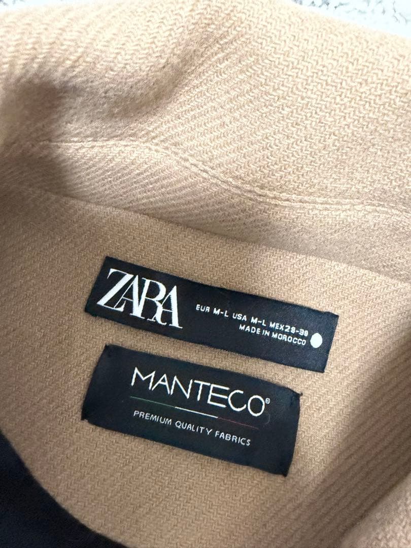 ZARA×MANTECO 23AW クロップドウールコート