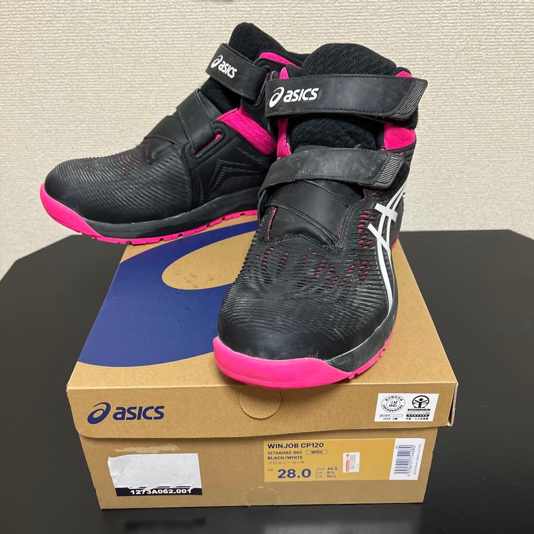 M*z様 asics WINJOE CP120 ブラック/ピンク 28.0cm