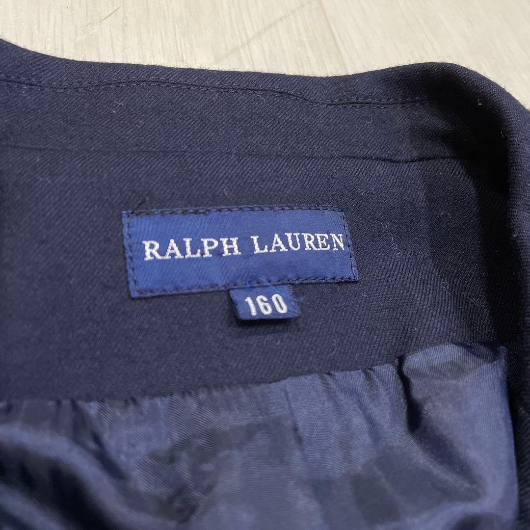 Ralph Lauren 紺ブレ ジャケット 金ボタン ダブルジャケット160㎝