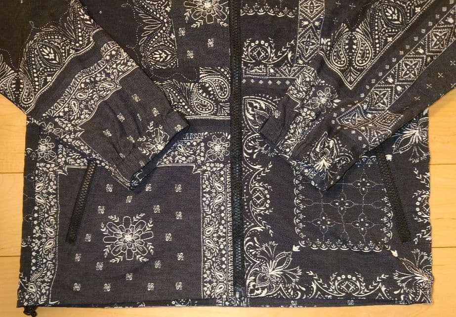 ノースフェイス　ノベルティコンパクトジャケット　ペイズリー　レディースM　黒