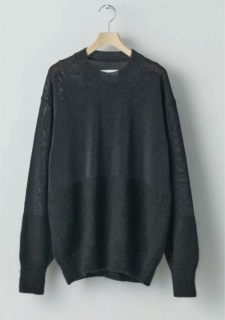 トップス ssstein MOHAIR GLITTER KNIT COMBINATION