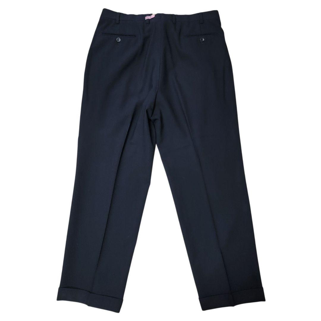 ​最高級 伊製 アルマーニコレッツォーニ セットアップ スーツ 黒 52 XL