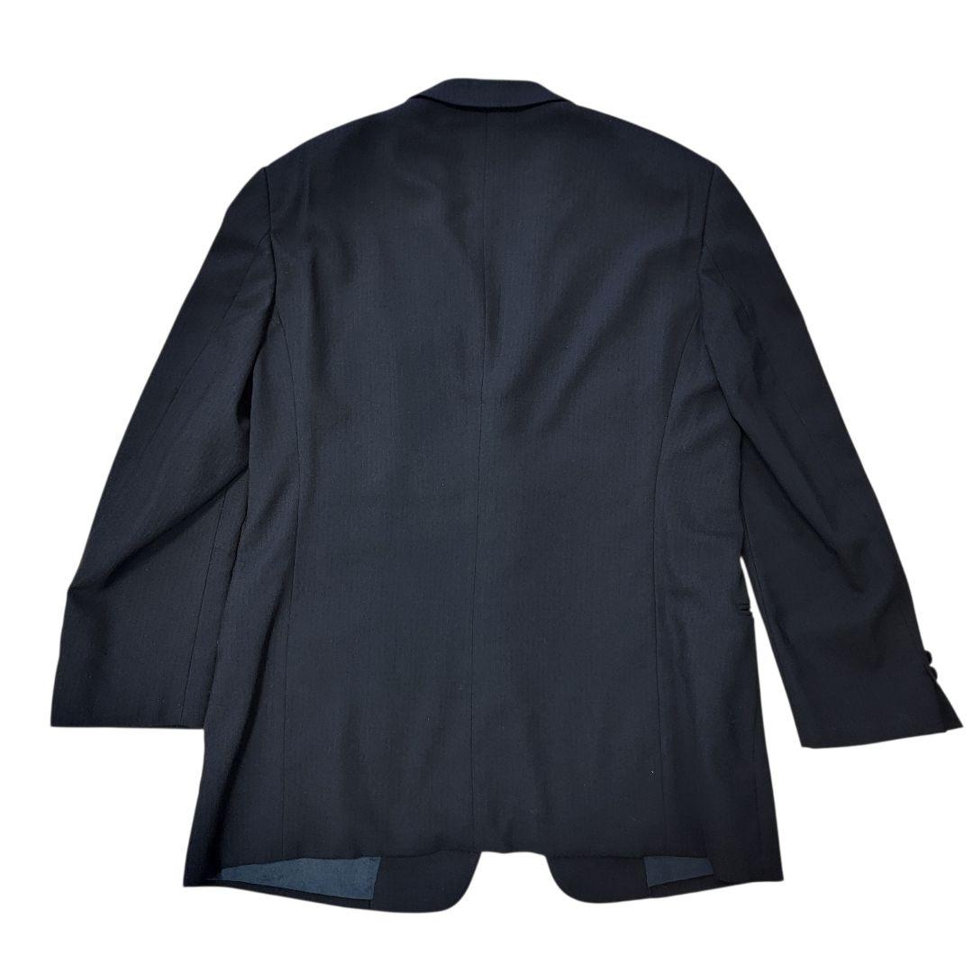 ​最高級 伊製 アルマーニコレッツォーニ セットアップ スーツ 黒 52 XL