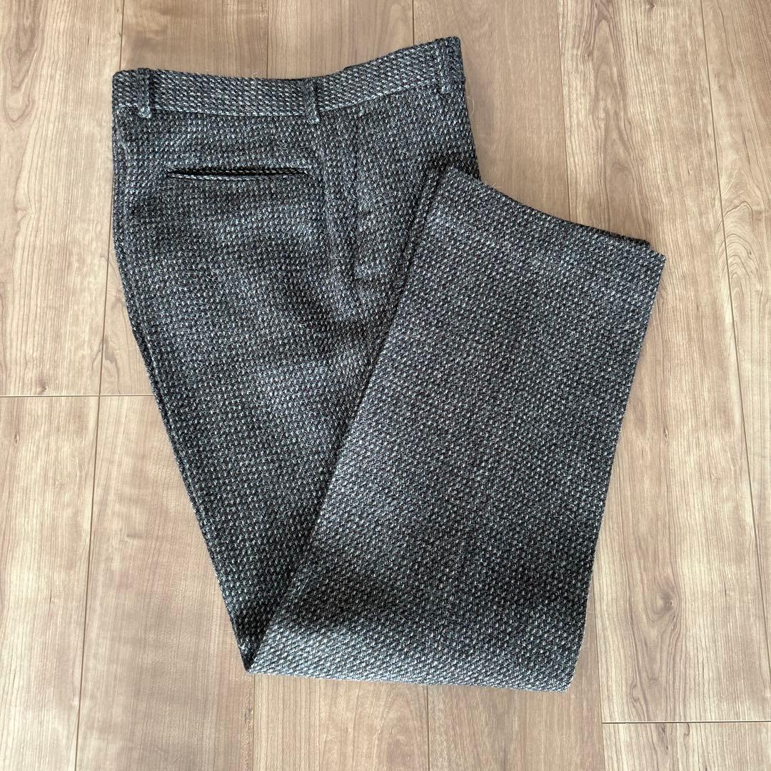 パンツ AURALEE ALPACA WOOL SILK TWEED SLACKS 4