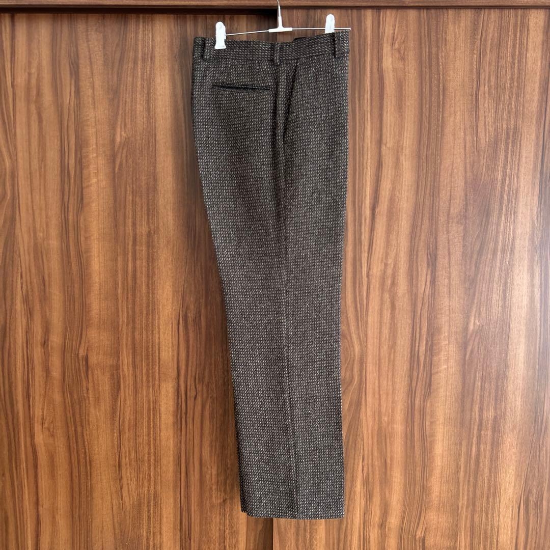 パンツ AURALEE ALPACA WOOL SILK TWEED SLACKS 4