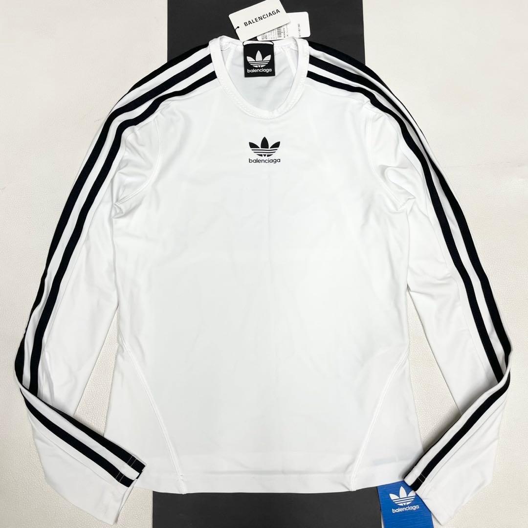 未使用 BALENCIAGA ADIDAS バレンシアガ アディダス ロンT