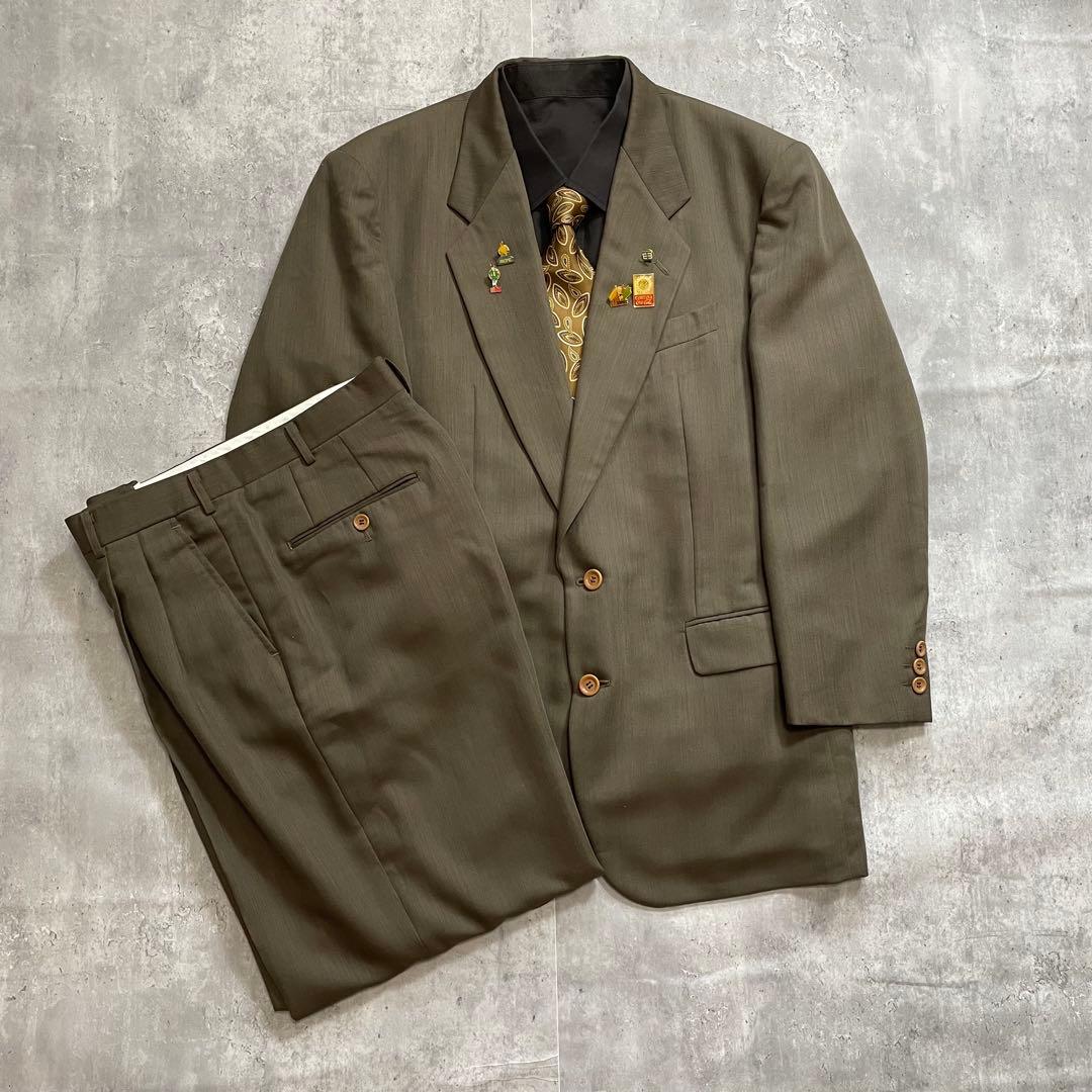 【4点セット】ディオール セットアップ ピンズ シャツ ブラウン 成人式