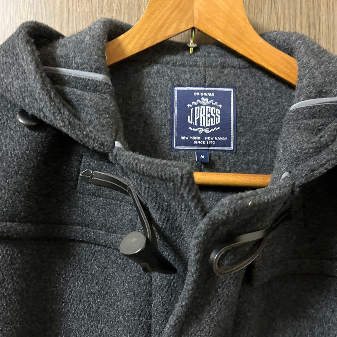 J.PRESS グレー ダッフルコート Mサイズ