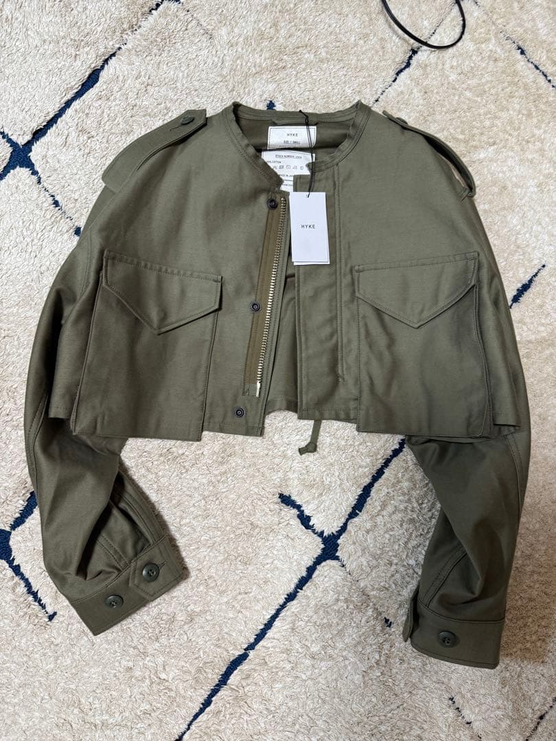 ジャケット・アウター HYKE TYPE M-51 FIELD CROPPED JACKET