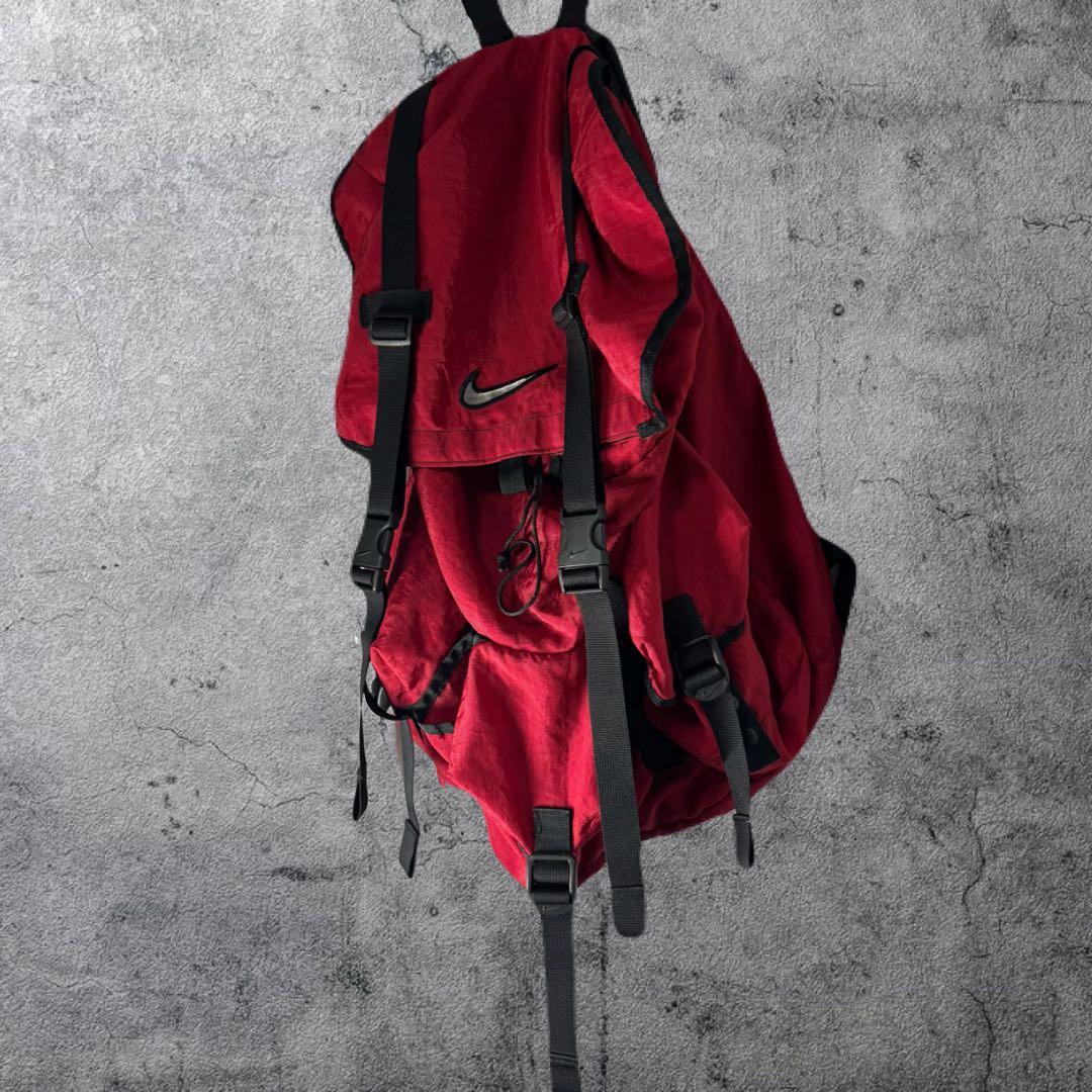 銀タグ 90s OLD NIKE パラシュートバックパック リュック アーカイブ