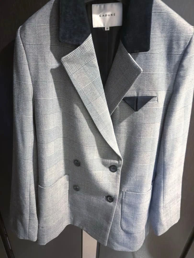 値下げ【未使用】CADUNE バイカラージャケット　2024