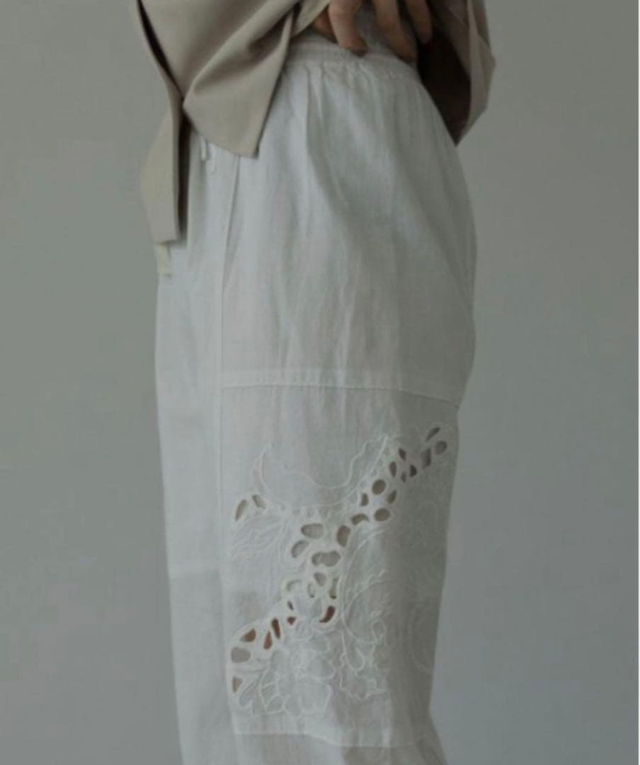 パンツ Anuke Cutwork Lace Pants 36
