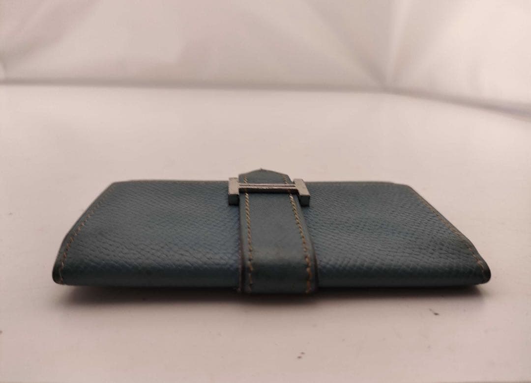 エルメス　べアン　レザー名刺入れ クシュベル　刻印◻︎J