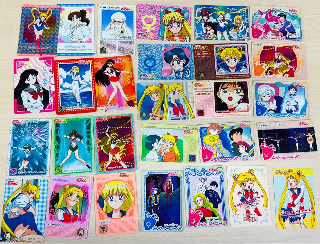 セーラームーン カードダス　195枚セット　システムファイル付　レトロ